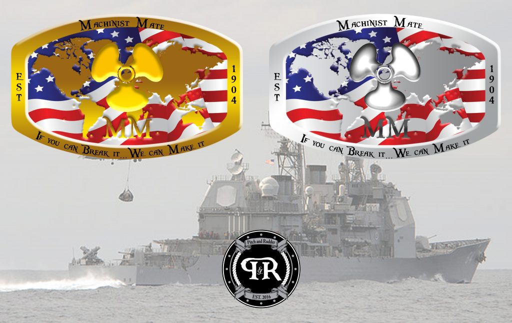 United States Navy Belt Buckle #442 PEWTER 