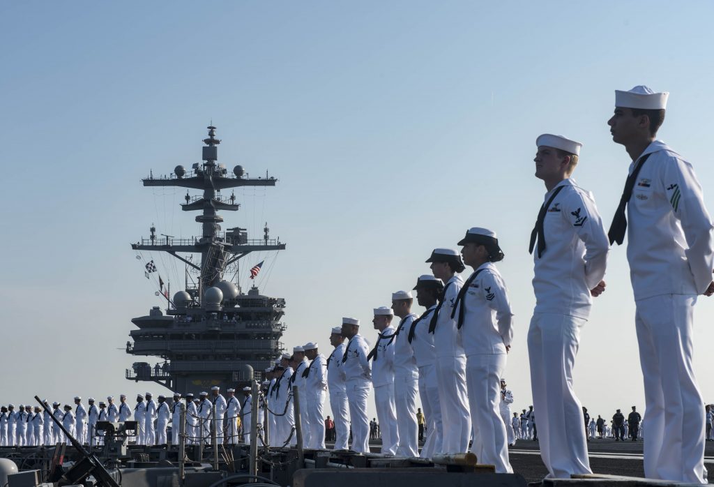 GHWB is the flagship of Carrier Strike Group (CSG) 2, which is ...