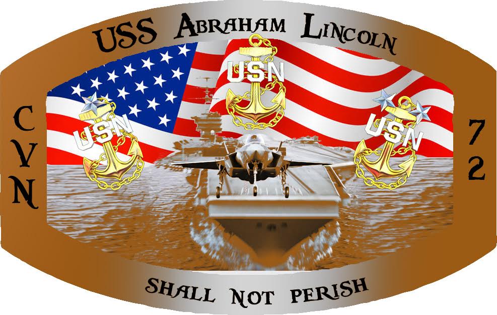 Custom USS Abraham Lincoln Buckle