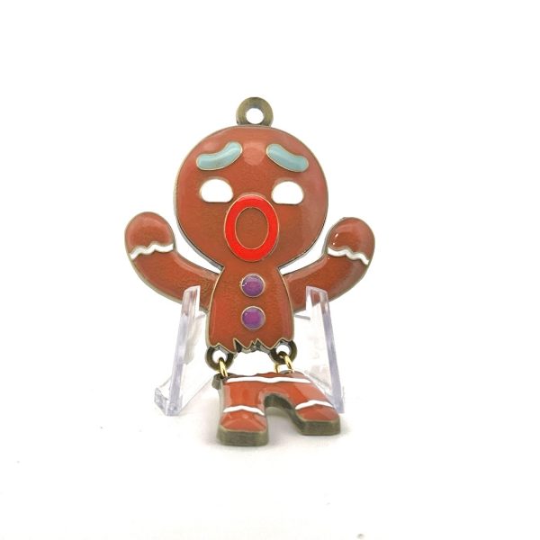 Gingerbread Man Christmas Ornament - Stressed out and Broken Gingerbread man