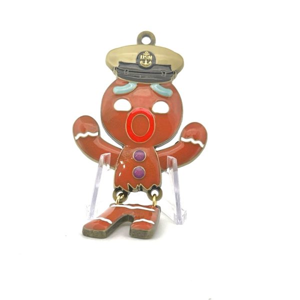 Gingerbread Man Christmas Ornament - Stressed out and Broken Gingerbread man - Image 2