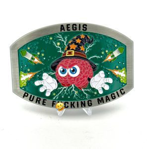 Custom Navy AEGIS Buckle - AEGIS Pure Magic
