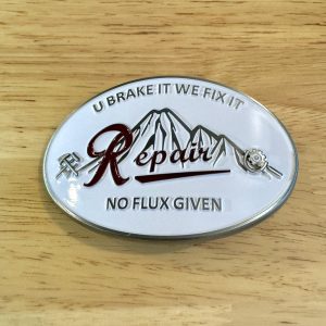 Custom Belt Buckle - No Flux Given