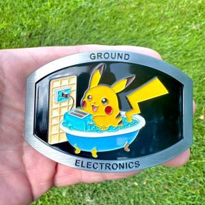 Grounded Electric Toaster- Shockingly Funny Buckle (Mission 22 donation buckle)