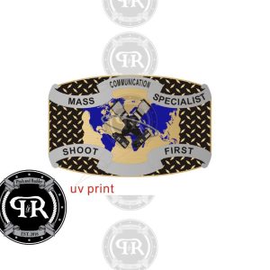 Custom MC buckle - Mass Communications Specialist Navy Buckle