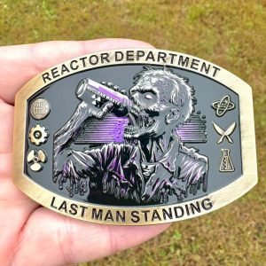 Custom Navy Reactor Buckle - Nuke Reactor Last Man Standing