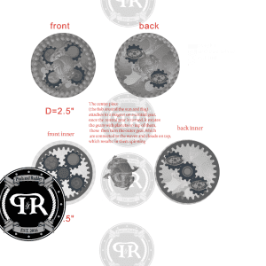 Navy Data Command Gear Coin